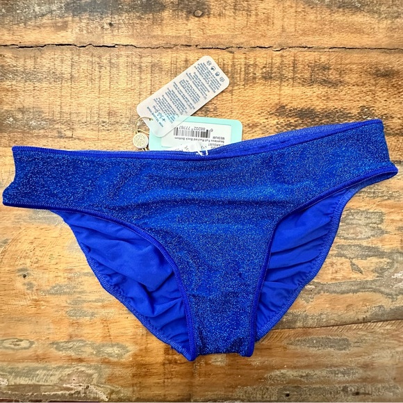 Luli Fama Stardust Royal Blue Bikini NWT - Picture 6 of 9